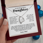 To My Daughter Necklace from Dad, Daughter Dad Necklace, Gifts for Daughter 17_10
