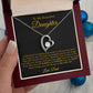 To My Daughter Necklace, Gift for Daughter from Dad, Father Daughter Necklace 21_4_Gold