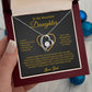 To My Daughter Necklace, Gift for Daughter from Dad, Father Daughter Necklace 6_6_Gold