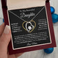 To My Daughter Necklace, Gift For Daughter From Mom, Daughter Birthday Gift