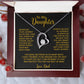 To My Daughter Necklace, Gift for Daughter from Dad, Father Daughter Necklace 3_6_Gold
