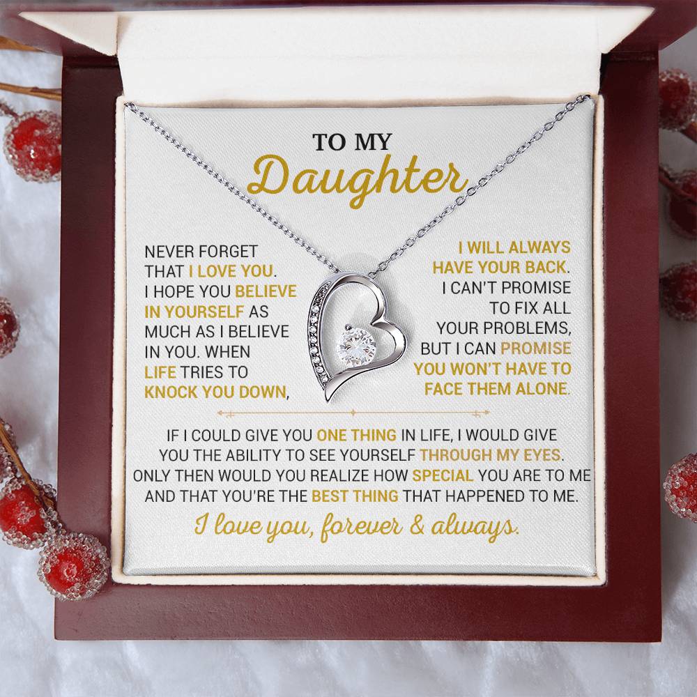 To My Daughter Necklace, Gift for Daughter from Dad,Daughter Father Necklace 10_9