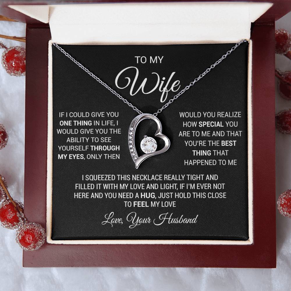 To My Wife Necklace, Gift For Wife, Anniversary Gift For Wife, Christmas Gift 1_5