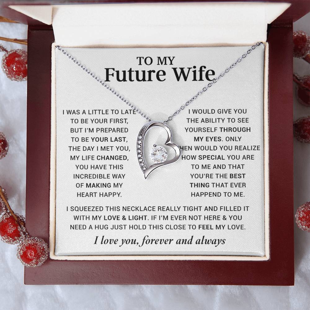 To My Future Wife Necklace, Anniversary Birthday Christmas Gift for Her 18_10