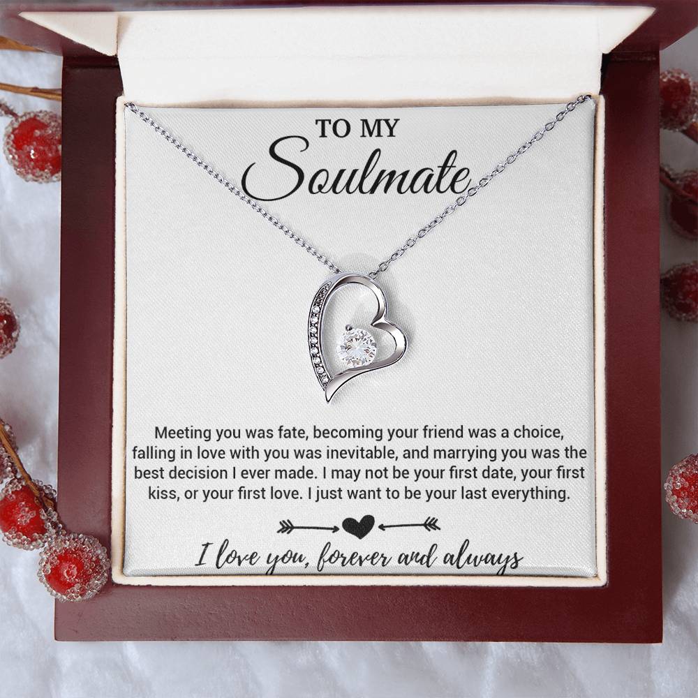 To My Soulmate Necklace, Soulmate Gift, Soulmate Jewelry Anniversary 29_3