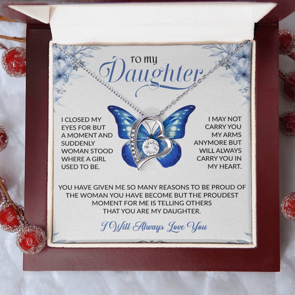 To My Daughter Necklace, Gift for Daughter from Dad, Daughter Father Necklace 30_11