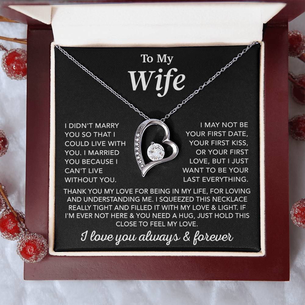 To My Wife Necklace, Gift For Wife, Anniversary Gift, Wife Birthday Gift For Her 2_1