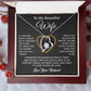 To My Wife Necklace, Gift For Wife, Anniversary Gift For Wife, Necklace For Wife 28_5_Black