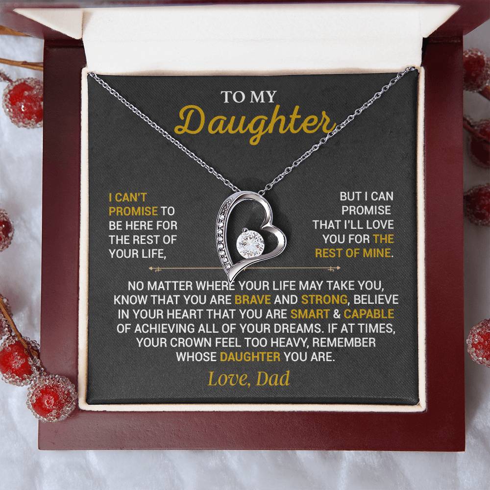 To My Daughter Necklace, Gift for Daughter from Dad,Daughter Father Necklace 7_10
