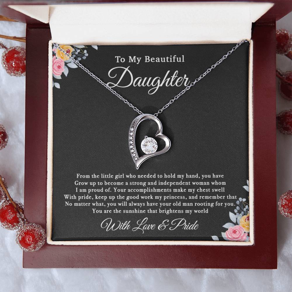 To My Daughter Necklace, Daughters Birthday, Unique, Grown Up Daughter