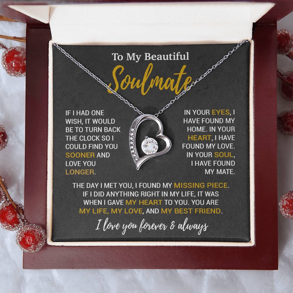 To My Soulmate Necklace, Birthday Gifts For Her, Christmas Gift For Soulmate 18_9