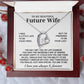 To My Beautiful Future Wife Necklace, Anniversary Birthday Christmas Gift for Her