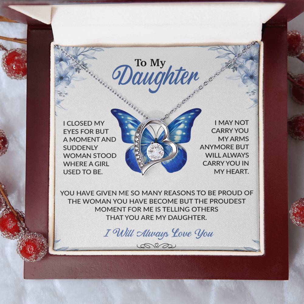 To My Daughter Necklace, Gift for Daughter from Dad, Daughter Father Necklace 9_12