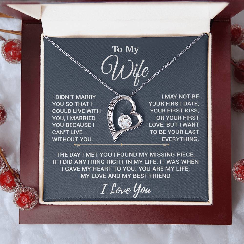 To My Wife Necklace, Christmas Gifts For Women, Anniversary Gift For Wife 16_11