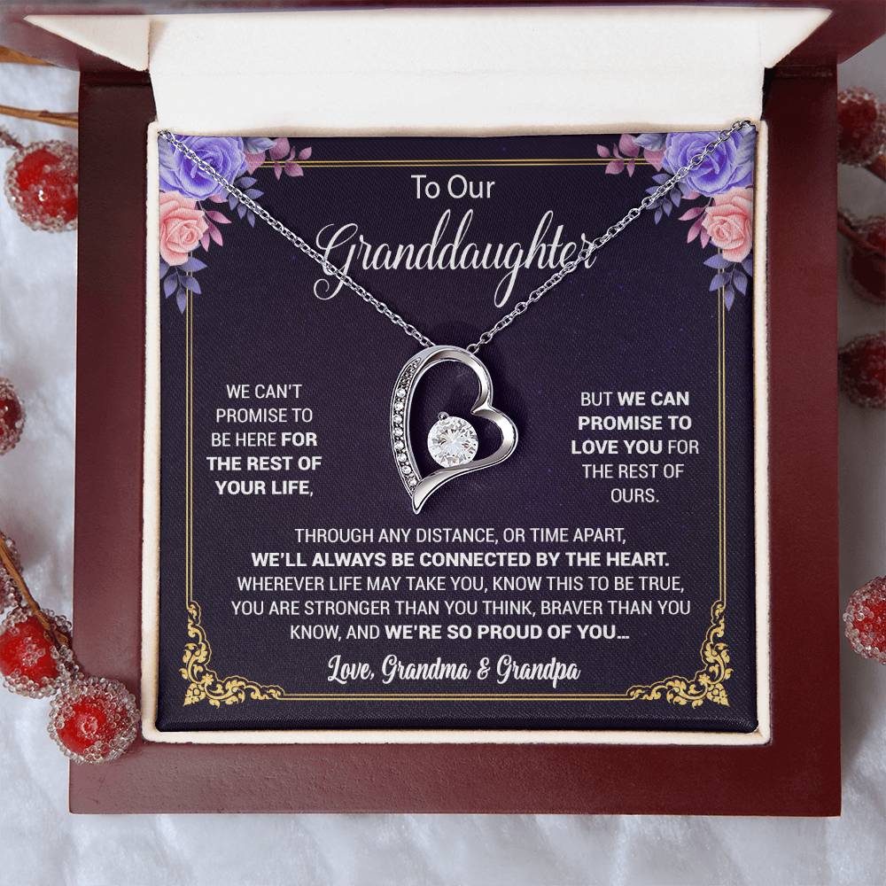 To Our Granddaughter Necklace, Birthday Gift For Granddaughter, Jewelry Gift from Grandparents 13_5