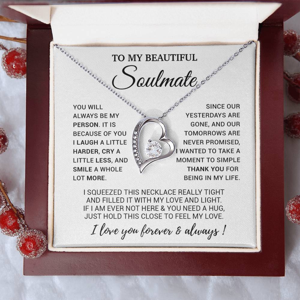 To My Soulmate Necklace, Christmas, Valentine Gift For Her, Gift For Soulmate 29_3
