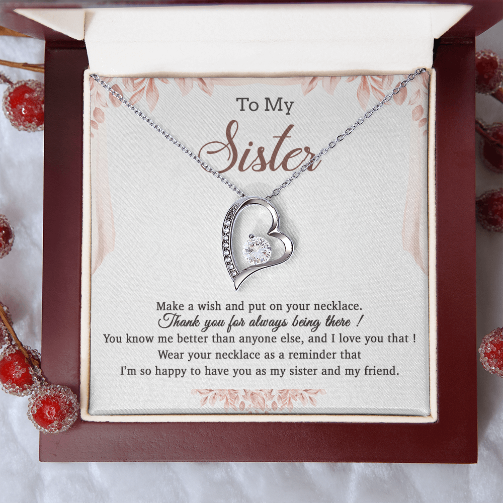 To My Sister Necklace, Brother to Sister, Birthday gift For Sister from Brother 6_1
