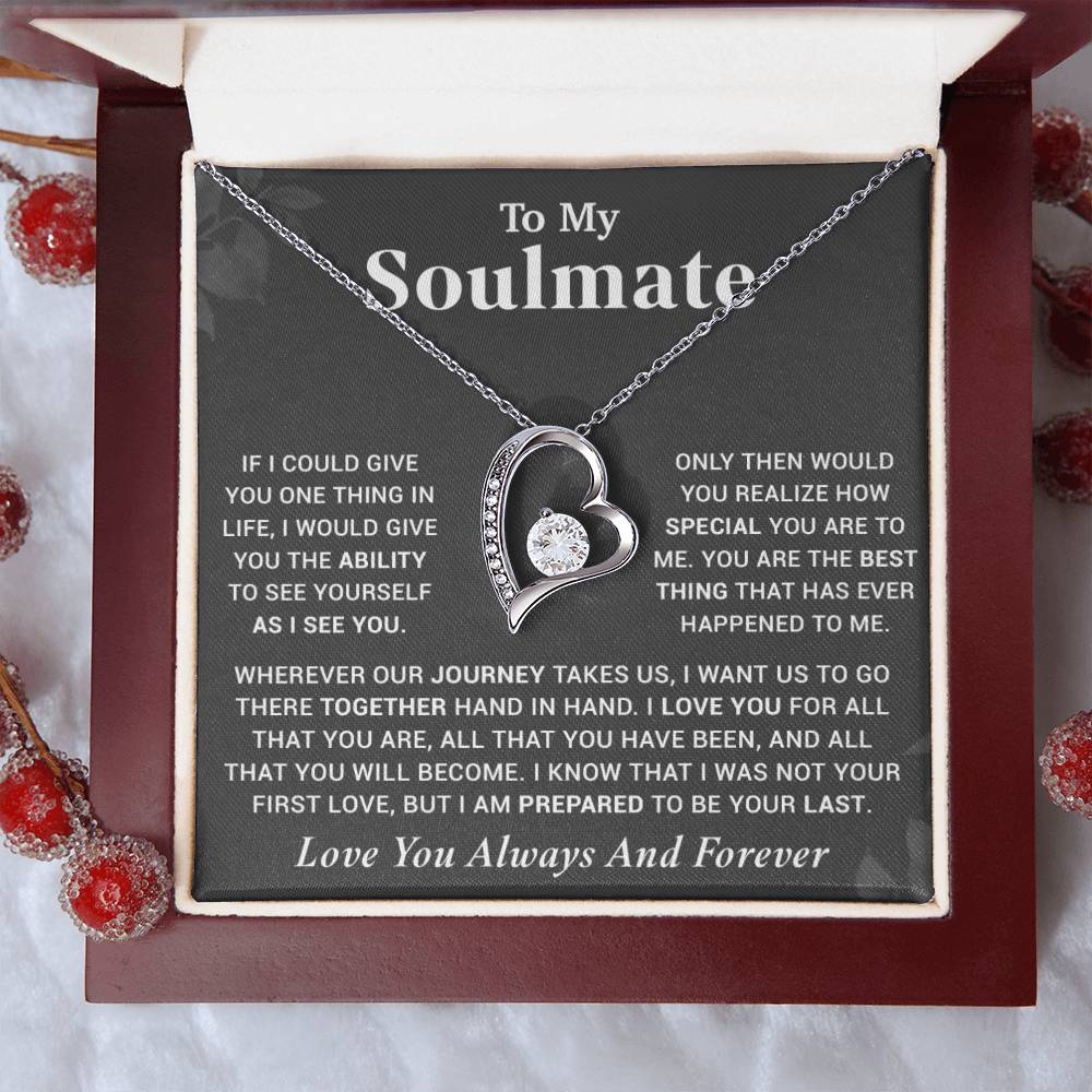 To My Soulmate Necklace Gift For Wife Girlfriend Birthday Anniversary Christmas 20_7_Gray