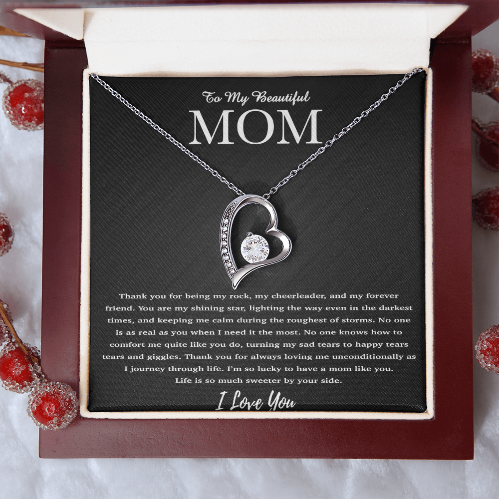 To My Mom Necklace, Gift For Mom From Daughter, Mother's Day Gifts 24_4