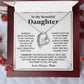 To My Beautiful Daughter Necklace, Gift for Daughter, Birthday Gift for Daughter 24_7