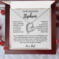 Custom To My Daughter Necklace from Dad, Father Daughter Necklace,  Gift From Dad