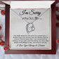 I'm Sorry Necklace For Wife, Apology Gift For Her, Forgiveness Gift