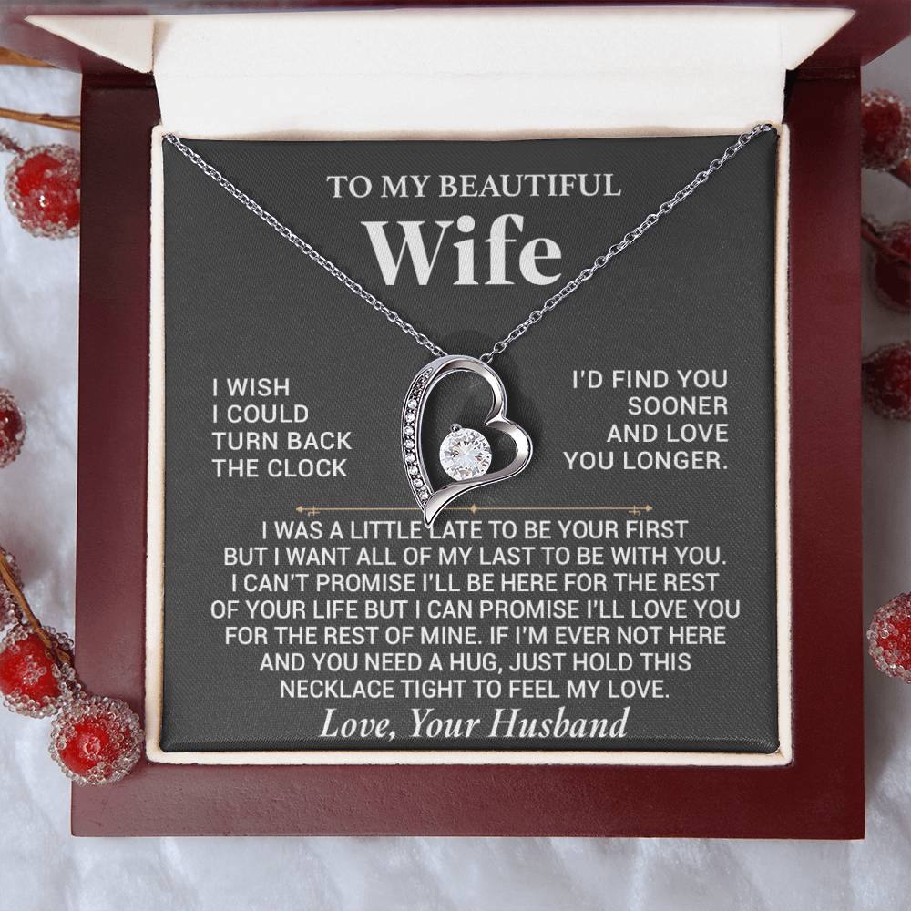 To My Wife Necklace, Anniversary Gift For Wife, Wife Birthday, Gift For Wife88