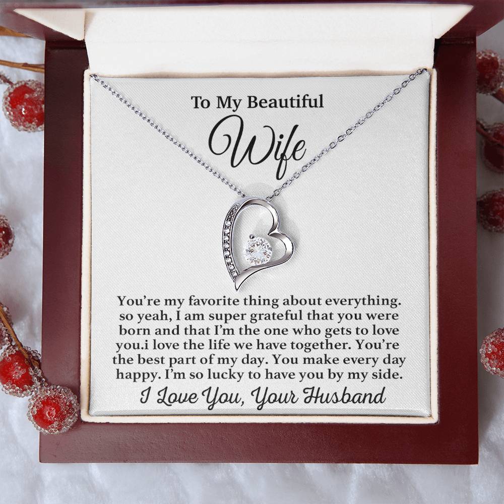 To My Wife Necklace, Gift From Husband, Anniversary Jewelry Gifts Wife 7_5