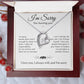 I'm Sorry Necklace Gifts, Apology Gifts For Her, Forgiveness Gift, Wife Gift 7_12
