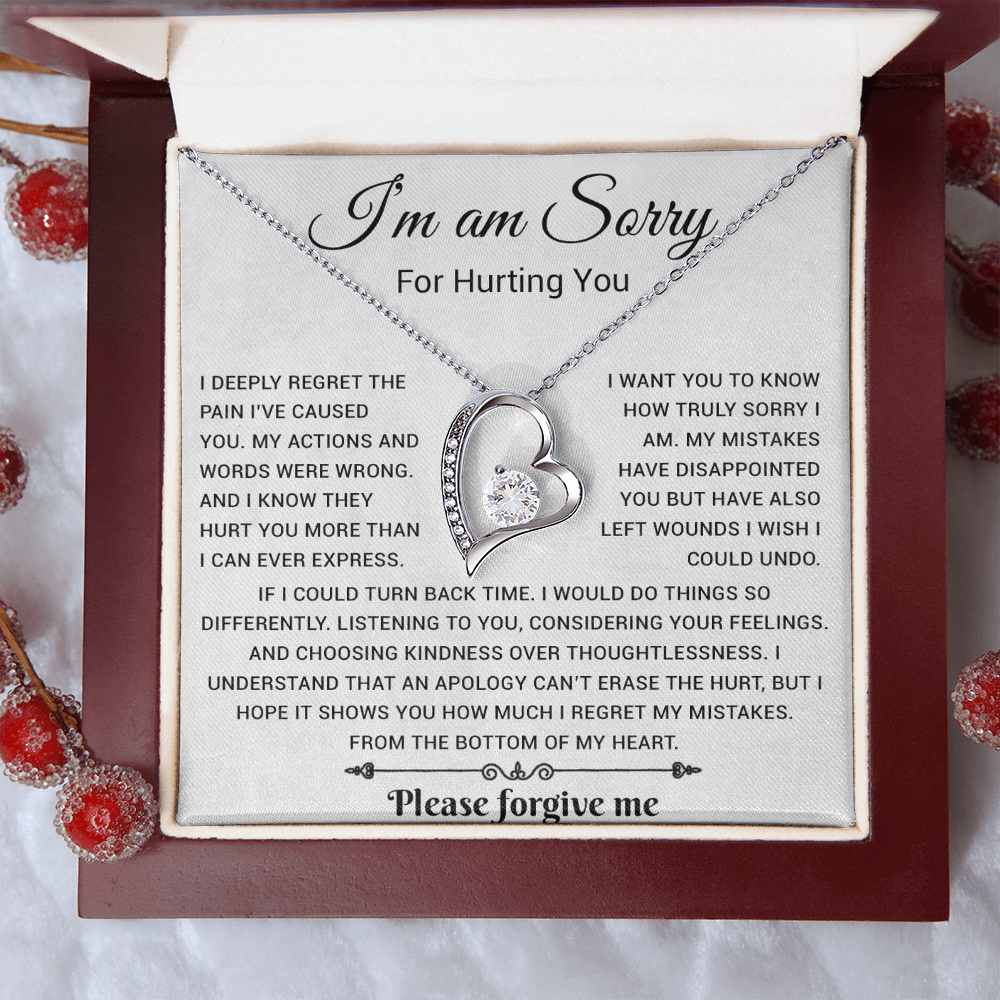 I'm Sorry Gift For Wife Necklace, Sorry Gift for Girlfriend, Forgiveness Gift For Her 25_5