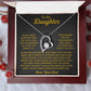 To My Daughter Necklace, Daughter Father Necklace, Daughter Gift From Dad 1_8_Gold