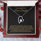 To My Bonus Daughter Necklace, Bonus Daughter Gifts From Stepdad, Step Daughter Gifts