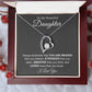 To My Beautiful Daughter Necklace, Necklace Gift for Daughter, Christmas Gift