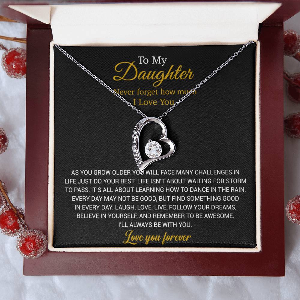 To My Daughter Necklace, Daughter Mother Necklace, Daughter Gift From Mom 29_11