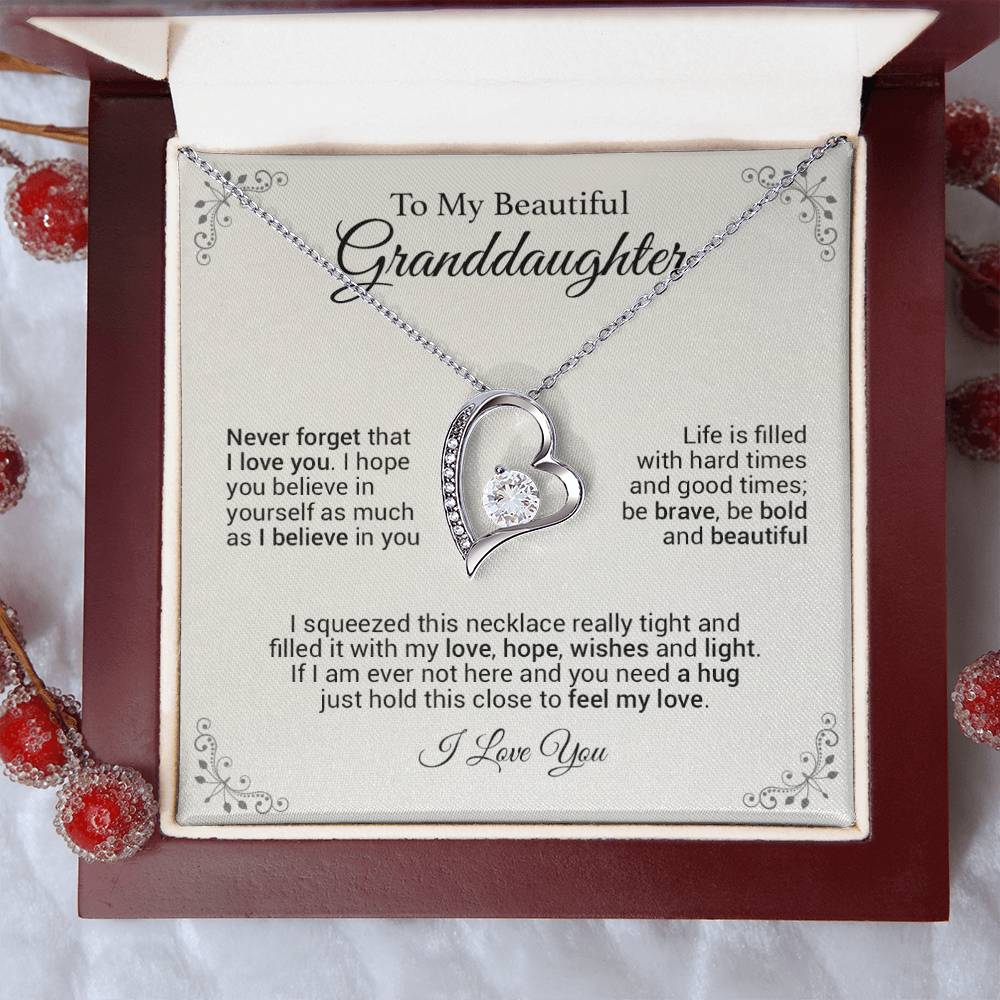 To My Granddaughter, Gift For Granddaughter, Granddaughter Gift from Grandma & Grandpa
