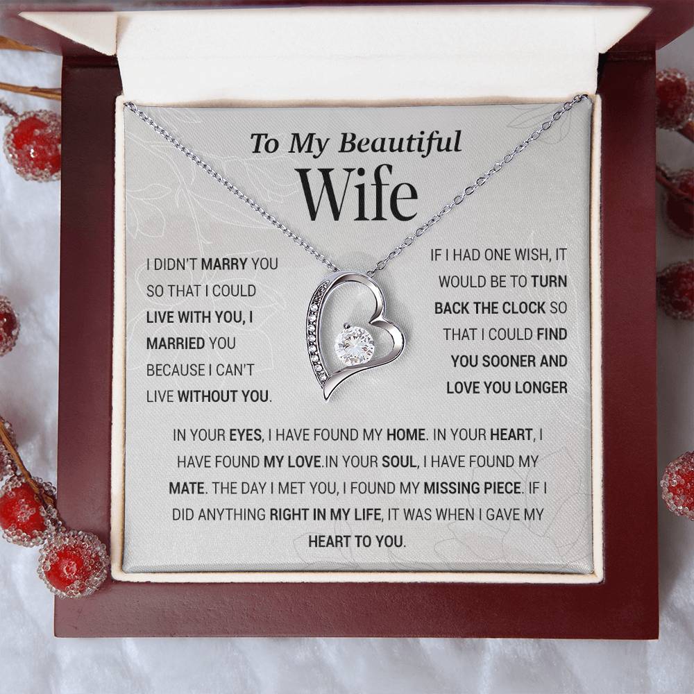 To My Wife Necklace, Gift For Wife, Anniversary Gift For Wife, Christmas Gift 27_11_HoaVan