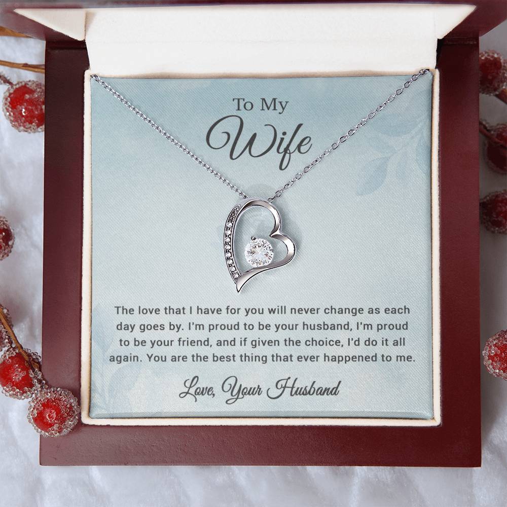 To My Wife Necklace, Christmas Gift, Gift For My Wife, Wife Birthday