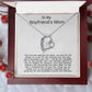 To My Boyfriends Mom Necklace, Gifts For Boyfriends Mom, Boyfriends Mom Gift