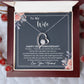 25th Anniversary Gift For Wife Necklace, 25 Year Anniversary, 25th Wedding Gift _Blue