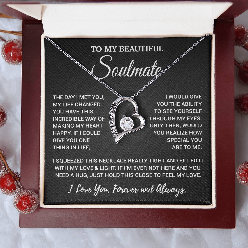 To My Soulmate Necklace, Valentines Day Gift, Gift For Wife, Anniversary Gift 30_2