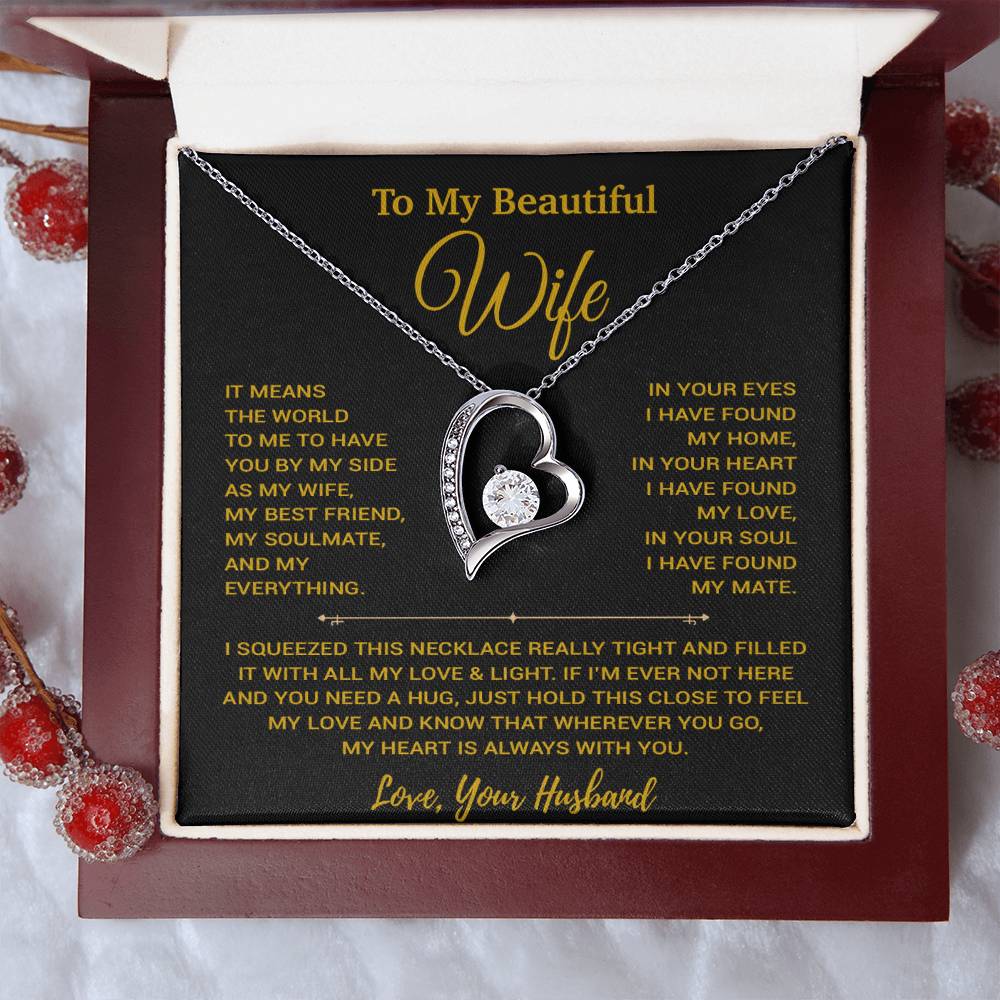 To My Wife Necklace, Vanlentines Gifts For Women, Anniversary Gift For Wife 20_1