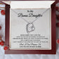 To My Bonus Daughter Necklace, Step Daughter Gift From Stepdad, Stepmom