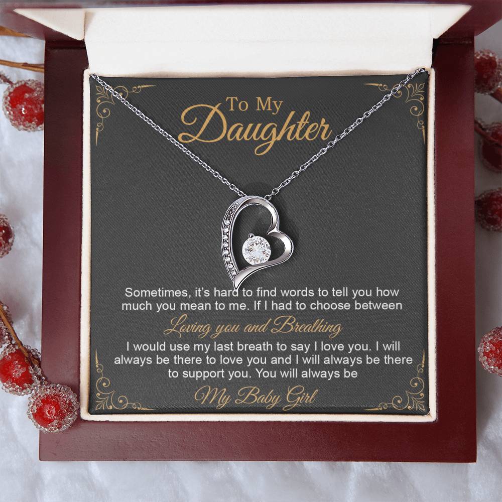 To My Daughter Necklace, Gift to My Daughter, Graduation Gift for Daughter