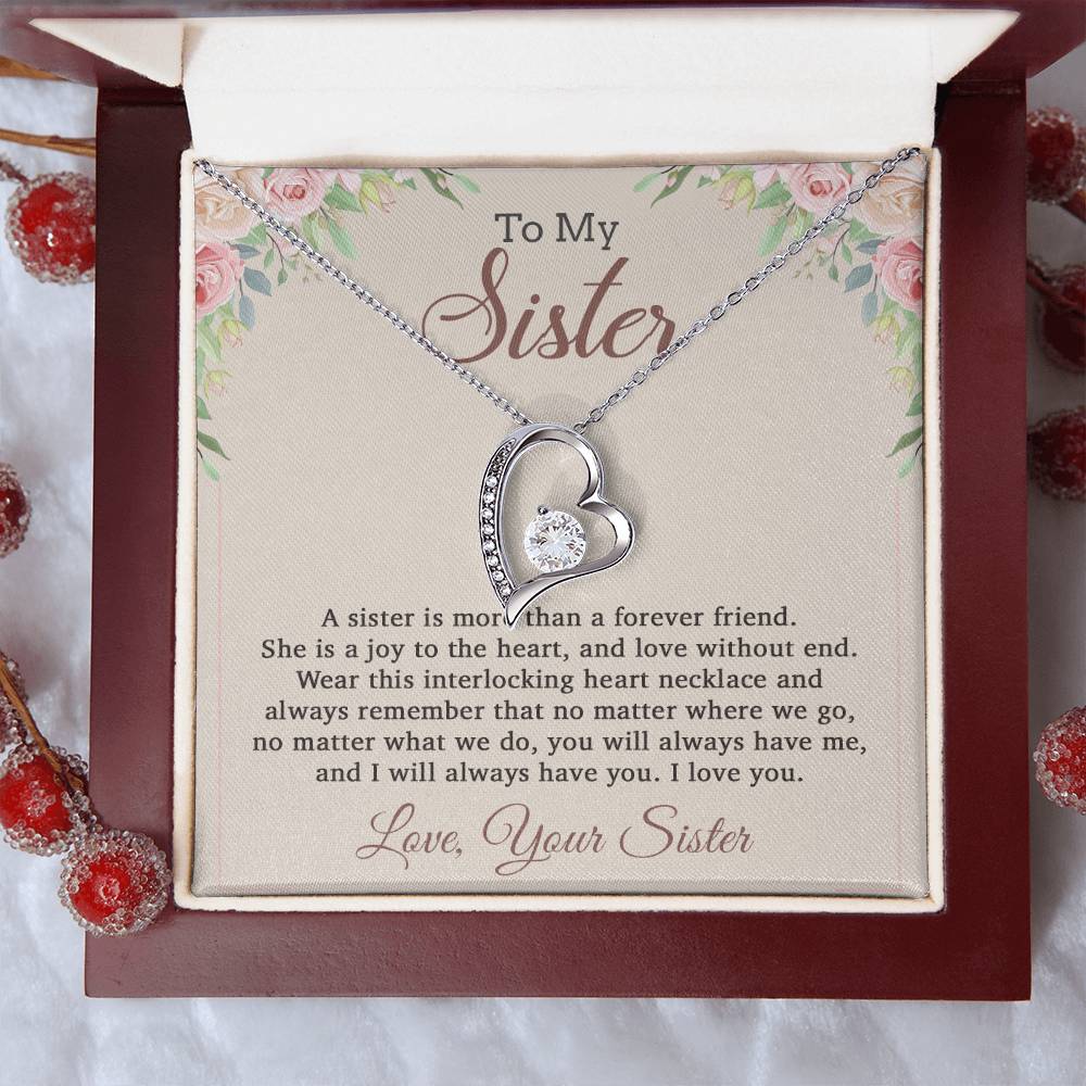 To My Sister Necklace, Brother to Sister, Birthday gift For Sister from Brother 12_8