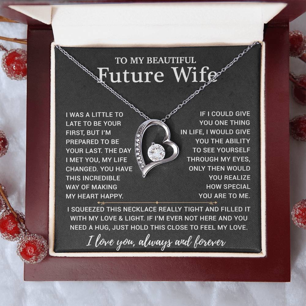 To My Beautiful Future Wife Necklace, Anniversary Birthday Christmas Gift for Her 10_11