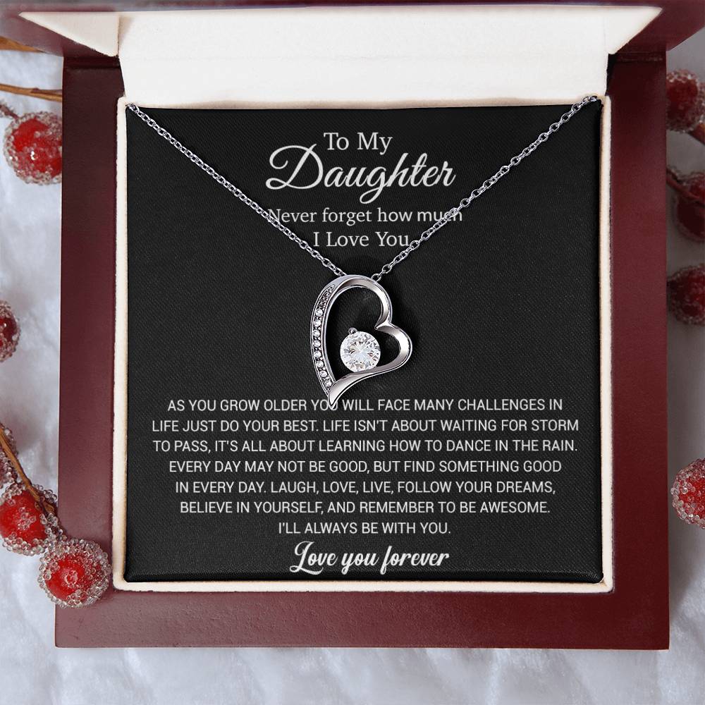 To My Daughter Necklace, Daughter Mother Necklace, Daughter Gift From Mom 9_12