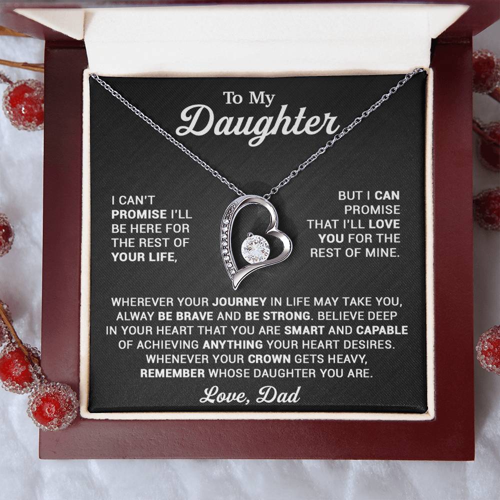 To My Daughter Necklace, Gift for Daughter from Dad, Daughter Father Necklace 12_4