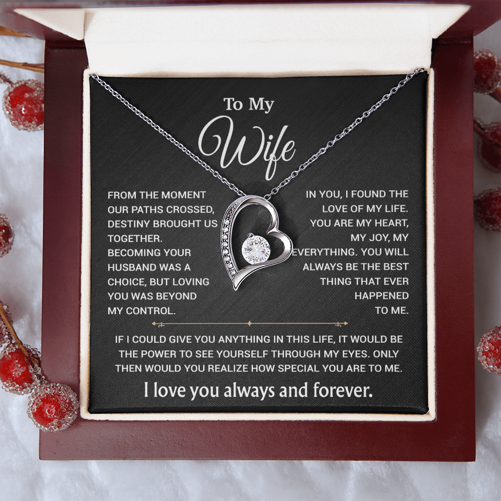 To My Wife Necklace, Christmas Gifts For Women, Anniversary Gift For Wife 25_2