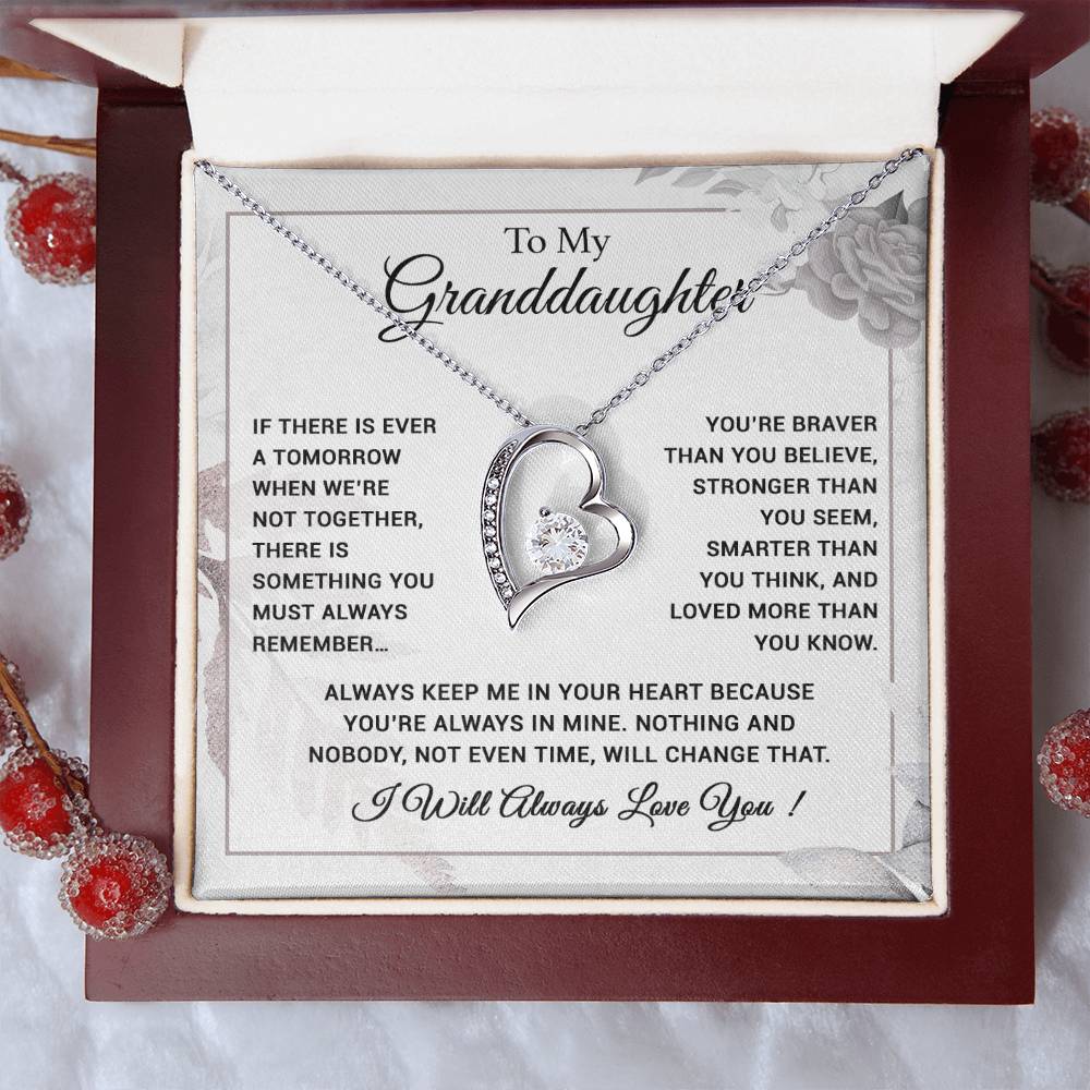 To My Granddaughter Necklace, Xmas Birthday Gift For Granddaughter from Grandma 26_8