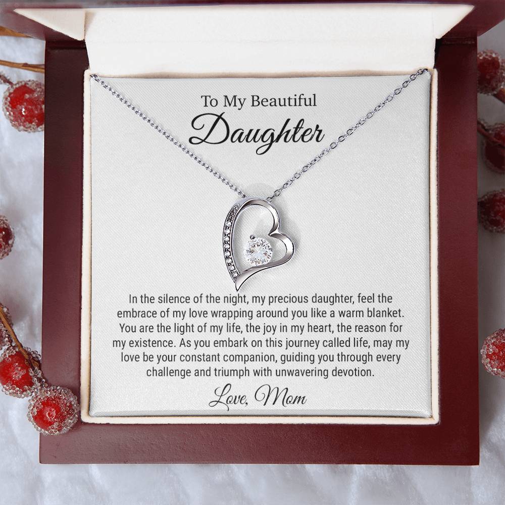 To my Daughter Necklace, Mother Daughter Gift, Gift for Daughter from Mom